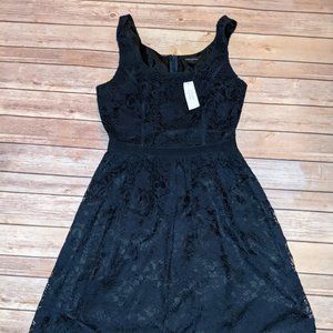 Banana Republic Lace Dress Navy Blue Size 4
